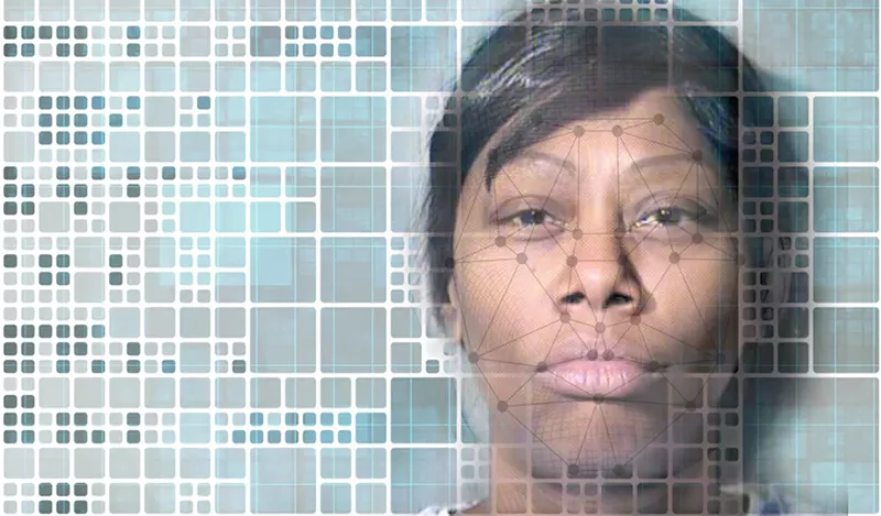 Image: ADOT's facial-recognition system led to the arrest of fraud suspect Sharon Forrest. This is a simulation of the technology.
