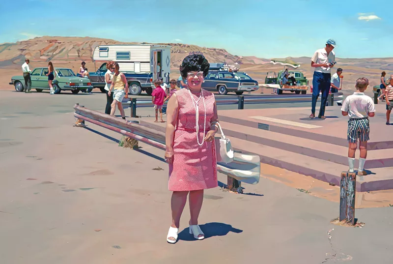 Image: Painter Robert Townsend has brought his biographical painting series to Scottsdale.
