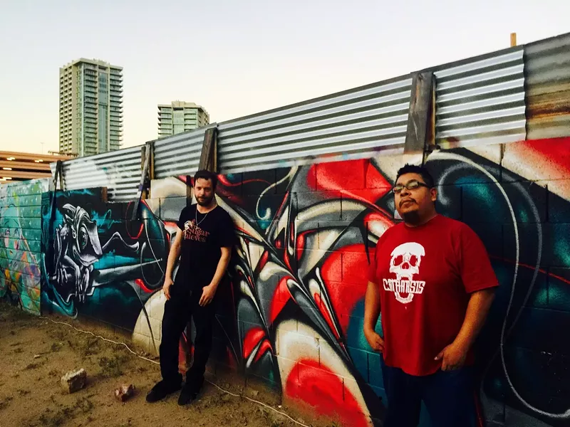 Image: Brad B. and MC Optimal release their new album Friday, April 28, in Tempe.