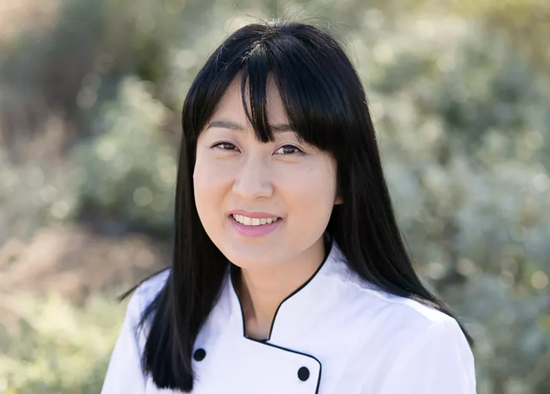Image: Jin Hee Sonu, owner of Purple Elephants Cakes Bakery in Litchfield Park.
