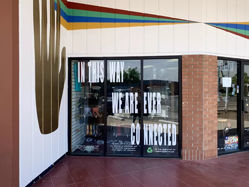 Image: Look for Kristin Bauer's installation and Carrie Marill's mural at Practical Art.