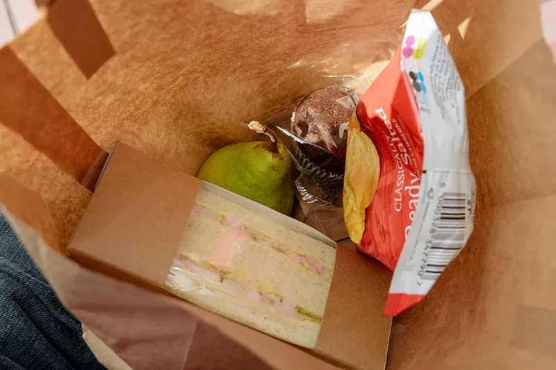 Image: Schools are still offering some meals to students throughout the coronavirus closures.