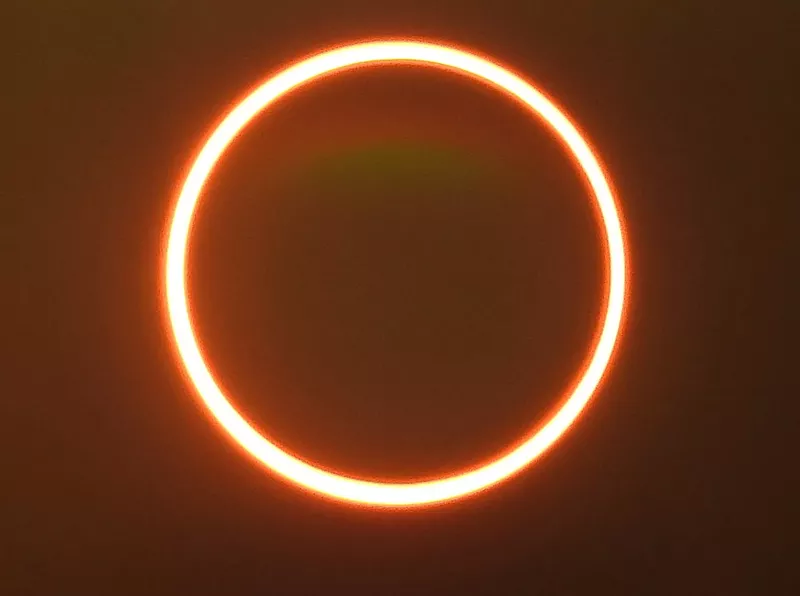 Image: The 2019 annular solar eclipse photographed over Sri Lanka.