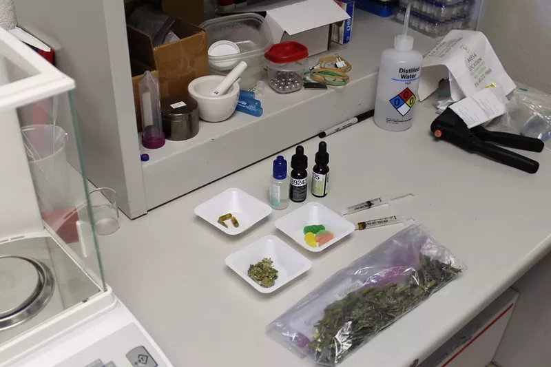 Image: Samples to be tested at Delta Verde Laboratory in Phoenix.
