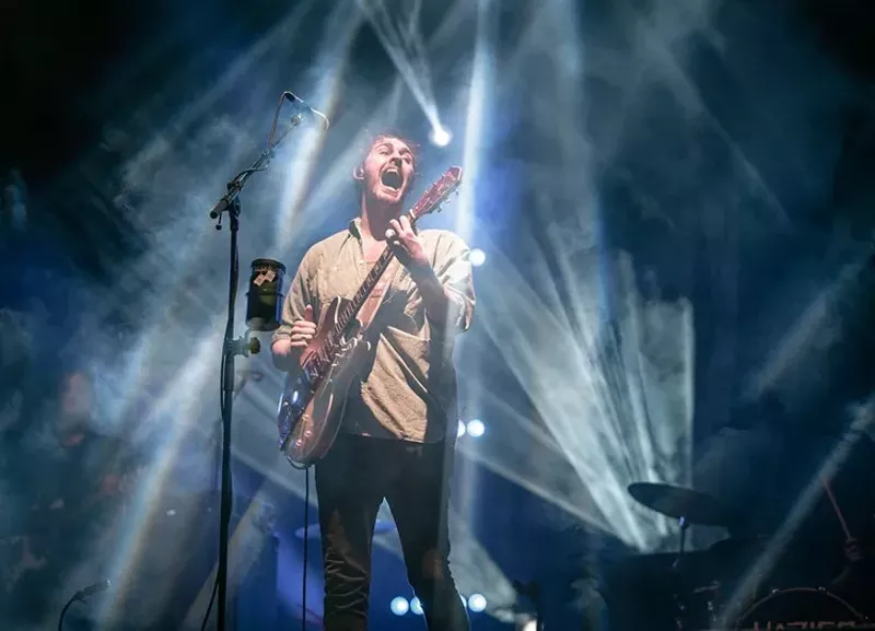 Image: Hozier performing at Tempe Beach Park in 2015