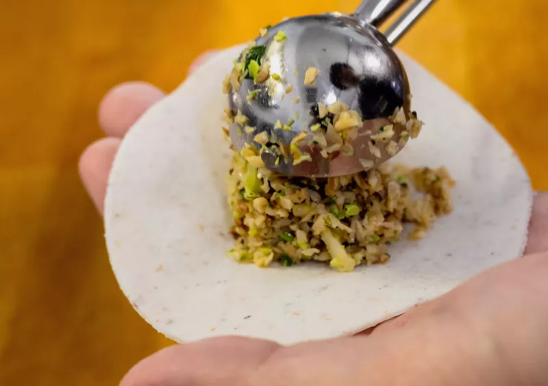 Image: HuHu's House of Dumplings will make its debut with gluten-free parcels filled with king oyster mushrooms.