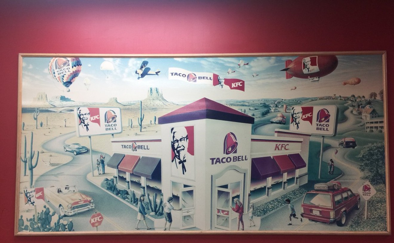 I Need to Know Who Painted This Glorious KFC/Taco Bell Mural