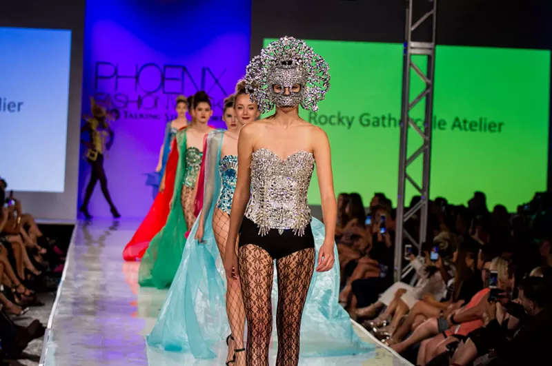 Image: Looks from Rocky Gathercole's Phoenix Fashion Week 2016 showing.