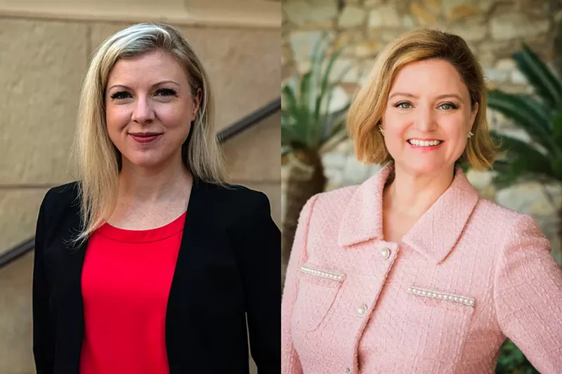 Image: Democrat Julie Gunnigle (left) is challenging Maricopa County Attorney Allister Adel for her seat.