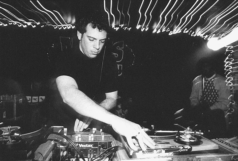 Image: Z-Trip works the turntables at Nita's Hideaway in this undated photo.