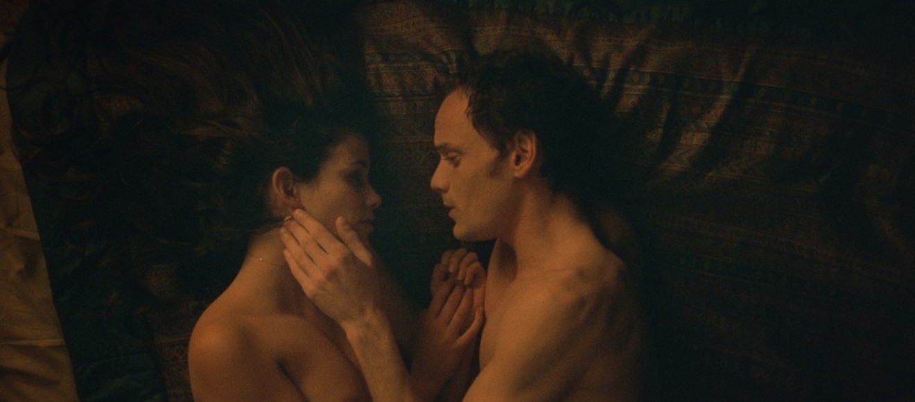 Lucie Lucas (left) plays thirty-something French student Mati and Anton Yelchin is 26-year-old American ex-pat Jake in Porto, which takes only 77 minutes to explore a passionate one-night stand.