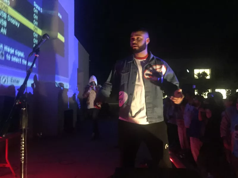 Image: Ritchie with a T from Injury Reserve at Secretfest in Tempe.