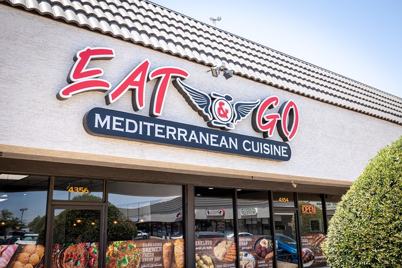 It's easy to miss Eat & Go Mediterranean Cuisine. But take a step inside.