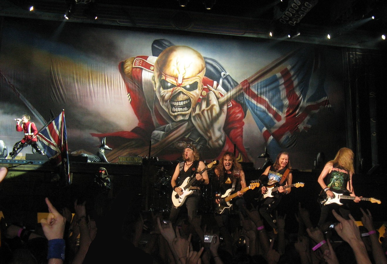 Iron Maiden hasn't played a Phoenix concert since 2012.