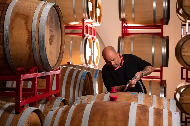 Image: Pavle Milic is the winemaker at and a co-owner of Los Milics Vineyards in Elgin. The region was recently touted as a wine drinkers' destination.