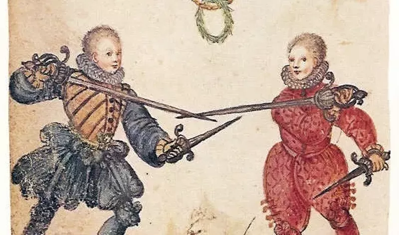 Image: You don't need beards to joust.