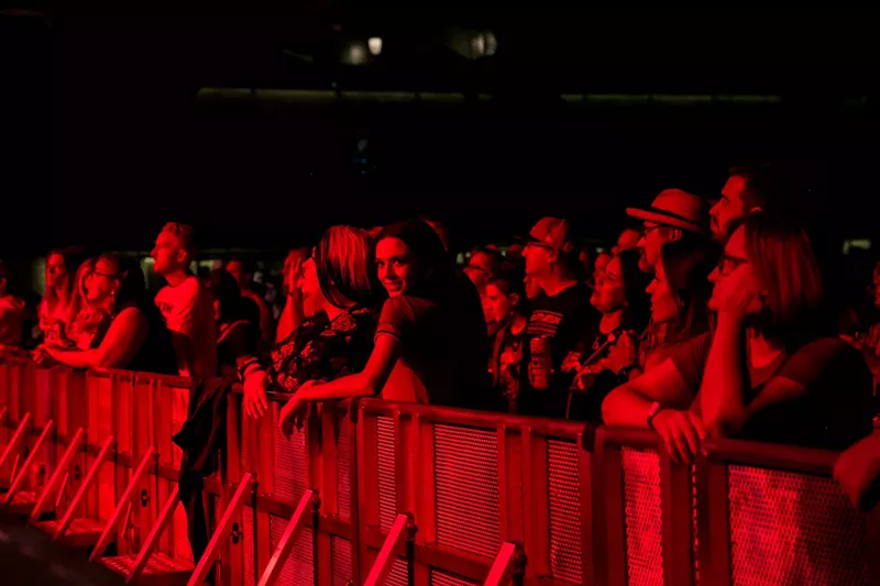 Image: If you go to shows solo, you go to the front.