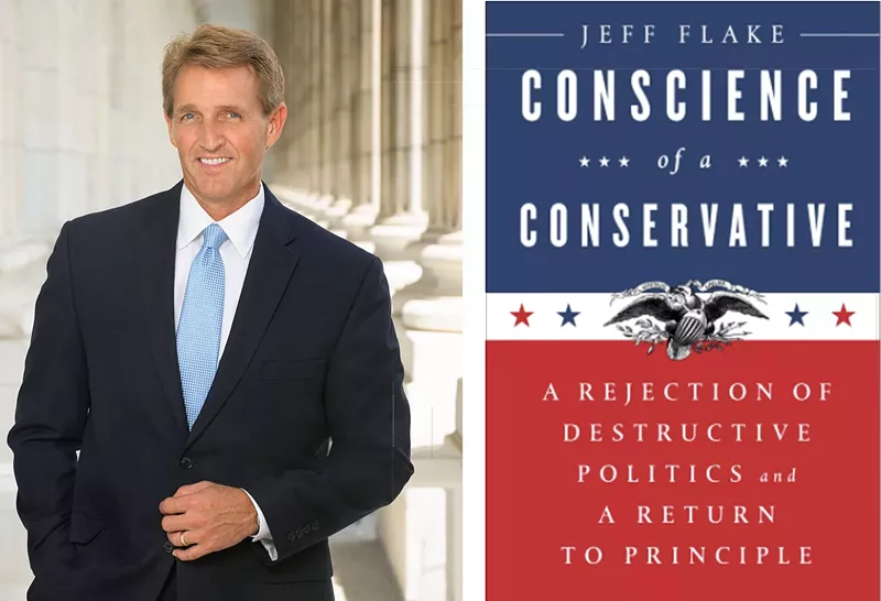 Image: Sen. Jeff Flake's book doesn't hold back on criticizing Trump.