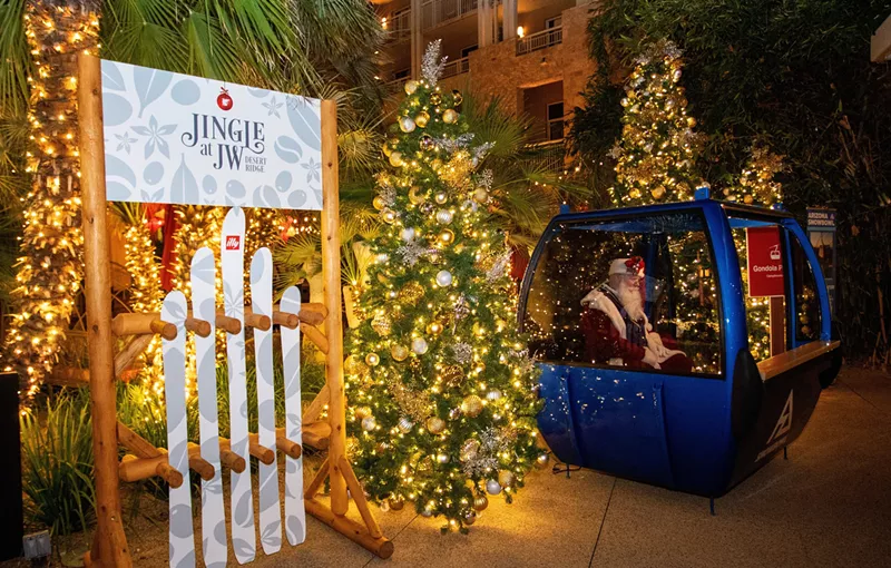 Image: JW Marriott Desert Ridge Resort & Spa will again become a winter wonderland later this year.