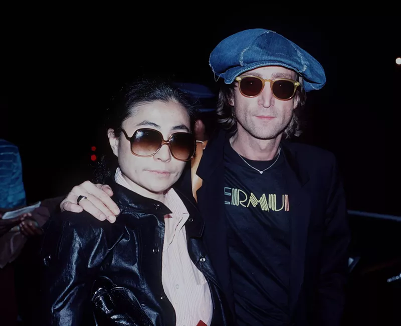Image: John Lennon and Yoko Ono in 1980.