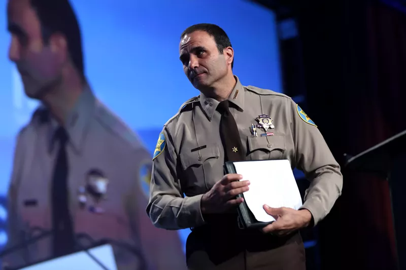 Image: A federal judge held Maricopa County Sheriff Paul Penzone in contempt of court.