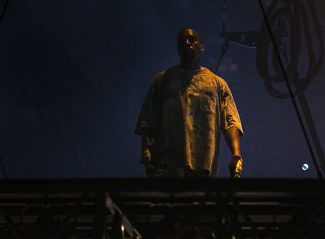 Kanye West performs at American Airlines Arena in Miami on September 16, 2016.