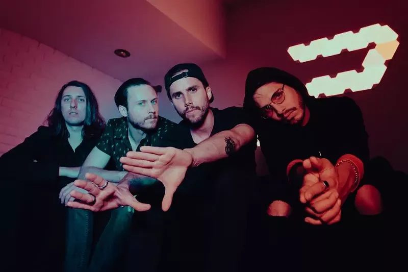 Image: The members of local band Katastro.