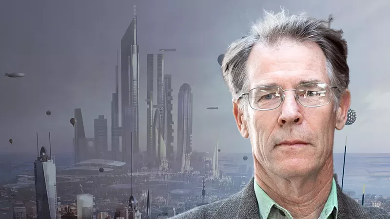 Image: Science fiction writer Kim Stanley Robinson, whose latest work addresses climate change and finance.