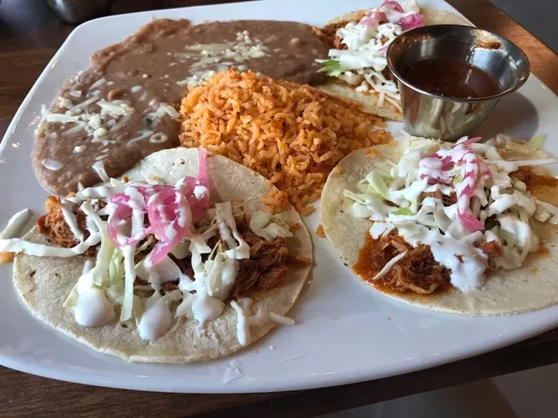 Image: PAZ Cantina, which makes these chicken tinga tacos, will be among the vendors at the third annual Tacolandia on January 26.