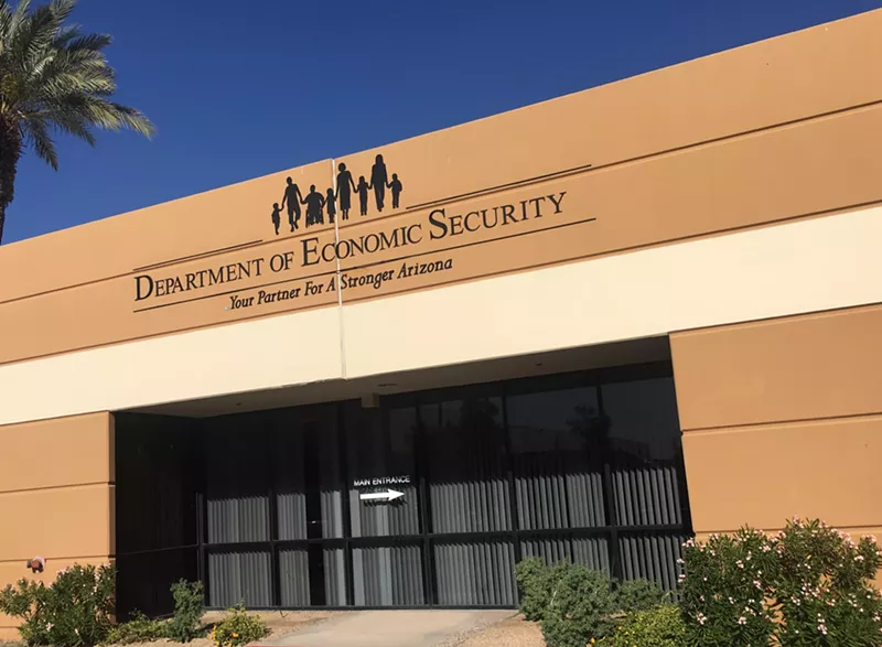 Image: The Arizona Department of Economic Security in south Phoenix.