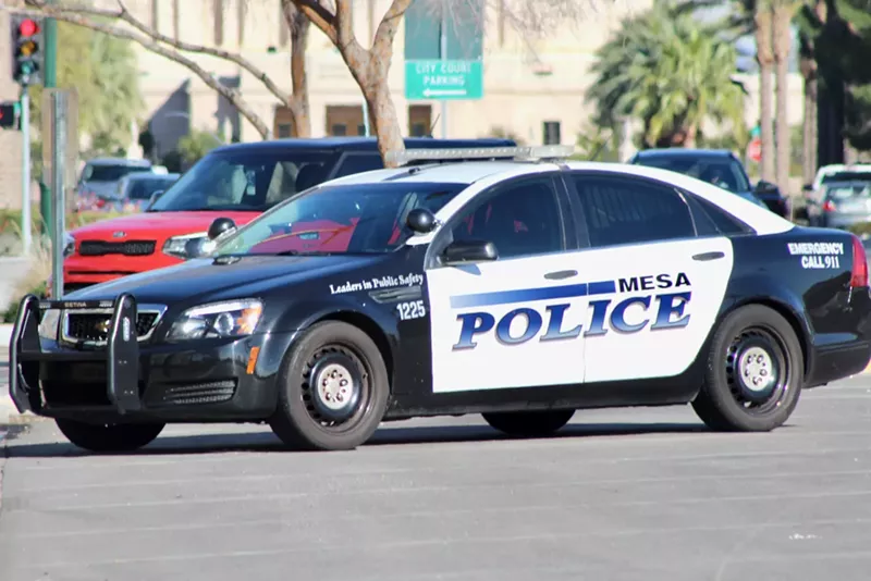 Image: Mesa police car