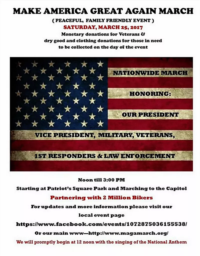 Image: The flyer for the event mentions "Patriot's Square Park," an area now part of the CityScape development.