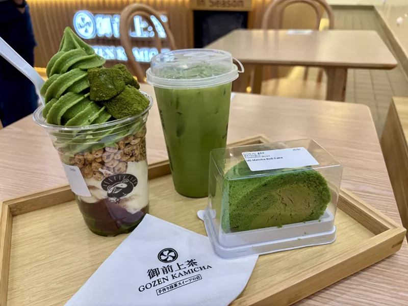 Image: Gozen Kamicha opened in Chandler in June. The cafe offers many matcha-flavored treats.