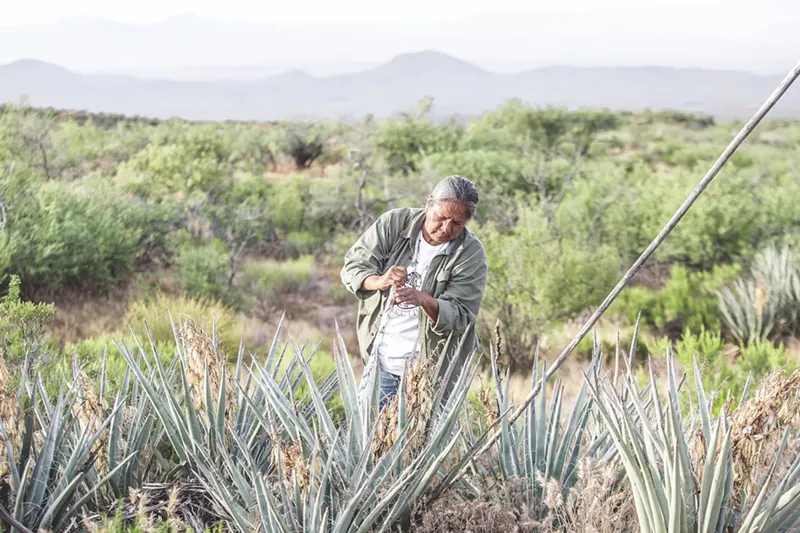 Image: Twila Cassadore leads gloscho hunts on the San Carlos Apache Indian Reservation.