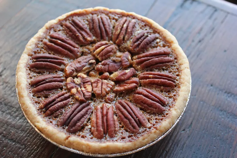 Image: Little Miss BBQ's legendary smoked pecan pie.