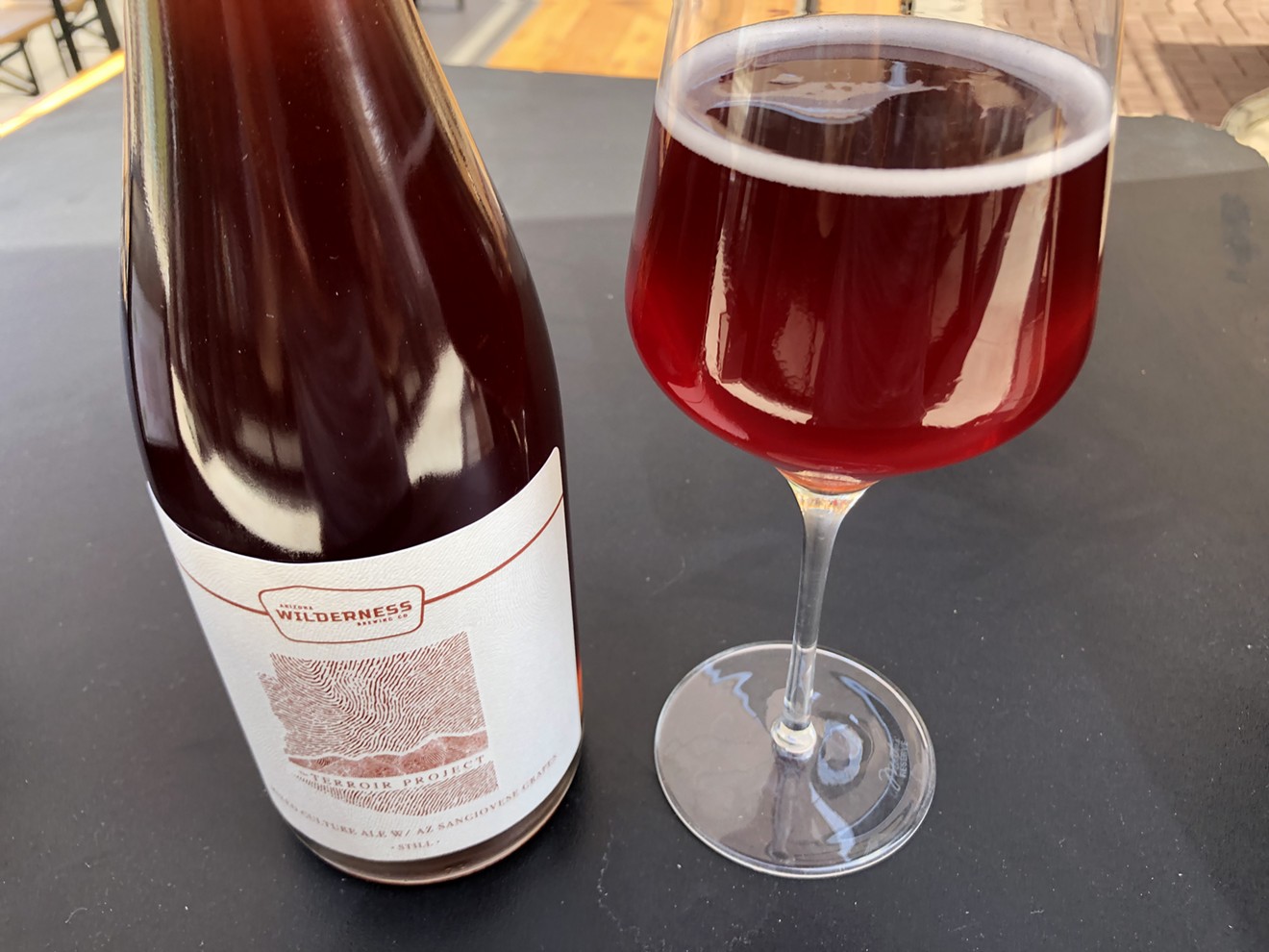 Terroir Project, a beer-wine hybrid fermented with nada but wild yeasts.
