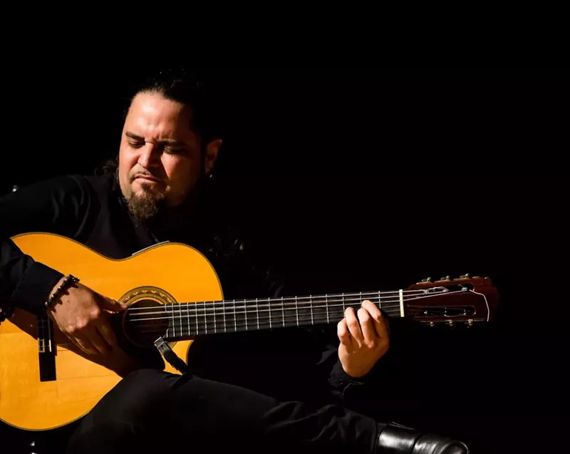 Image: Andrés Vadin, celebrated flamenco guitarist, will lead the band at Lluvia Flamenca.