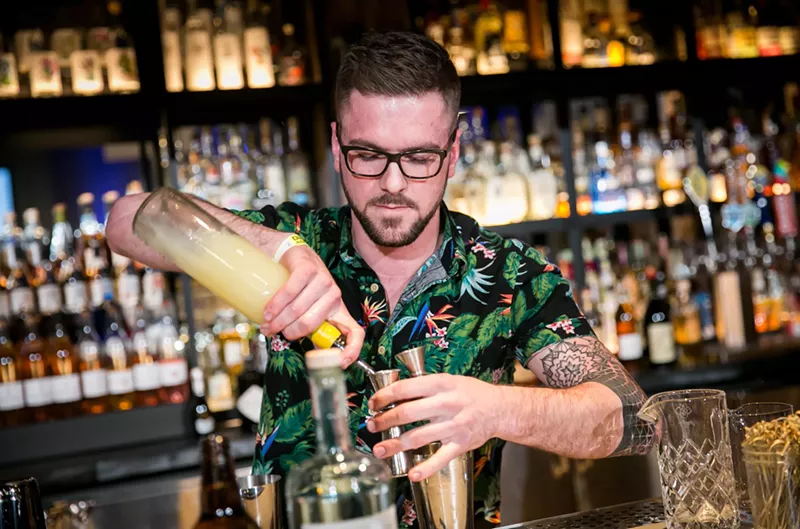 Image: Brenon Stuart is no stranger to cocktail compeitions. He and business partner Sam Olguin are now launching their own.