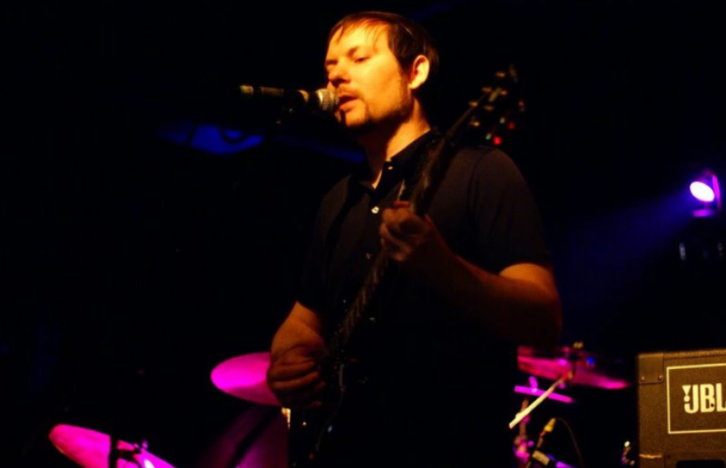 Image: Audra opening for New Model Army in 2008.