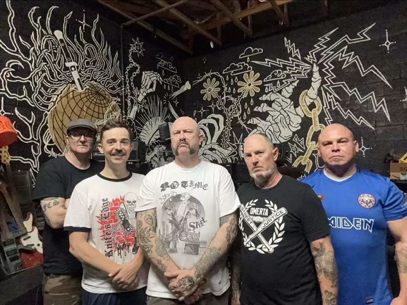 Image: Knife's Edge celebrates the release of their LP, Let The Hard Times Roll, on Friday, August 29, at Yucca Tap Room.