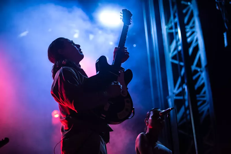 Image: Jungle working the stage at M3F 2019.