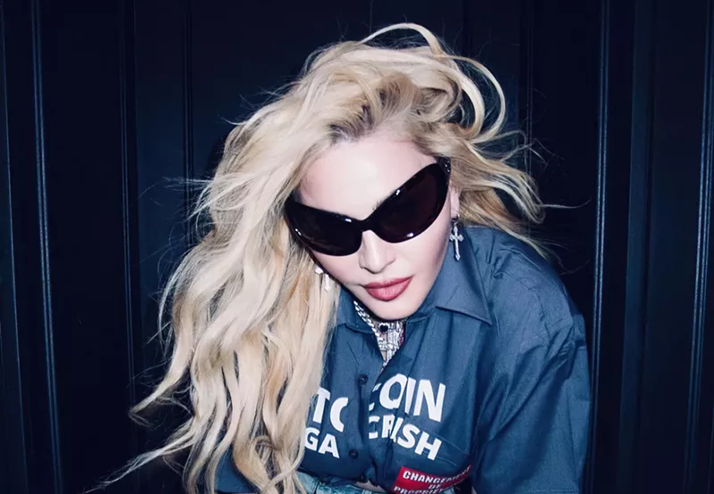 Image: Space alien or pop star? Madonna plays Phoenix on March 16 at Footprint Center.