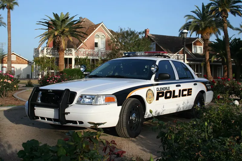 Image: A Glendale police cruiser