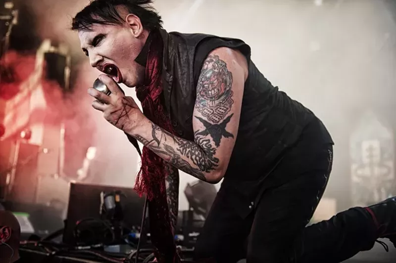 Image: Shock-rocker Marilyn Manson was scheduled to perform at the Arizona State Fair on Thursday, October 26.