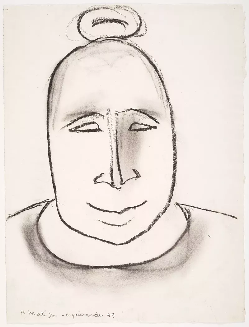 Image: Henri Matisse, Esquimaude. Charcoal on paper, 1949. Collection Musée départemental Matisse, Le Cateau-Cambrésis, France. Gift of Barbara and Claude Duthuit, 2010. # 2010-1-9.