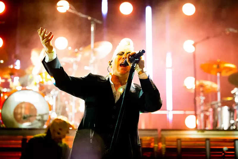 Image: Maynard James Keenan performs on the Sessanta Tour with A Perfect Circle, Puscifer and Primus on April 16, 2024.
