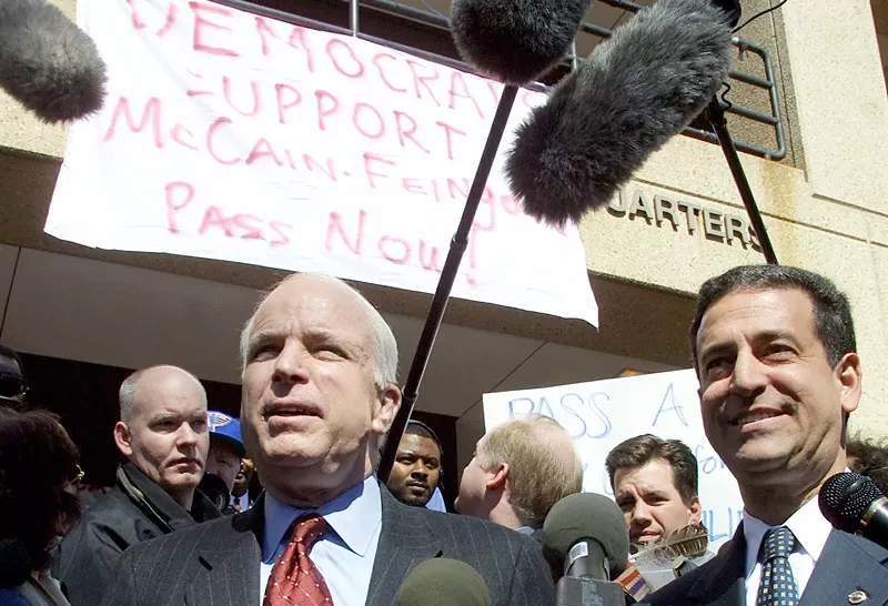 Image: john mccain and russ feingold