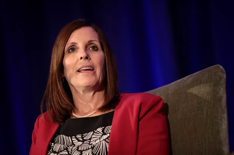 Image: Arizona's Republican Senator Martha McSally.