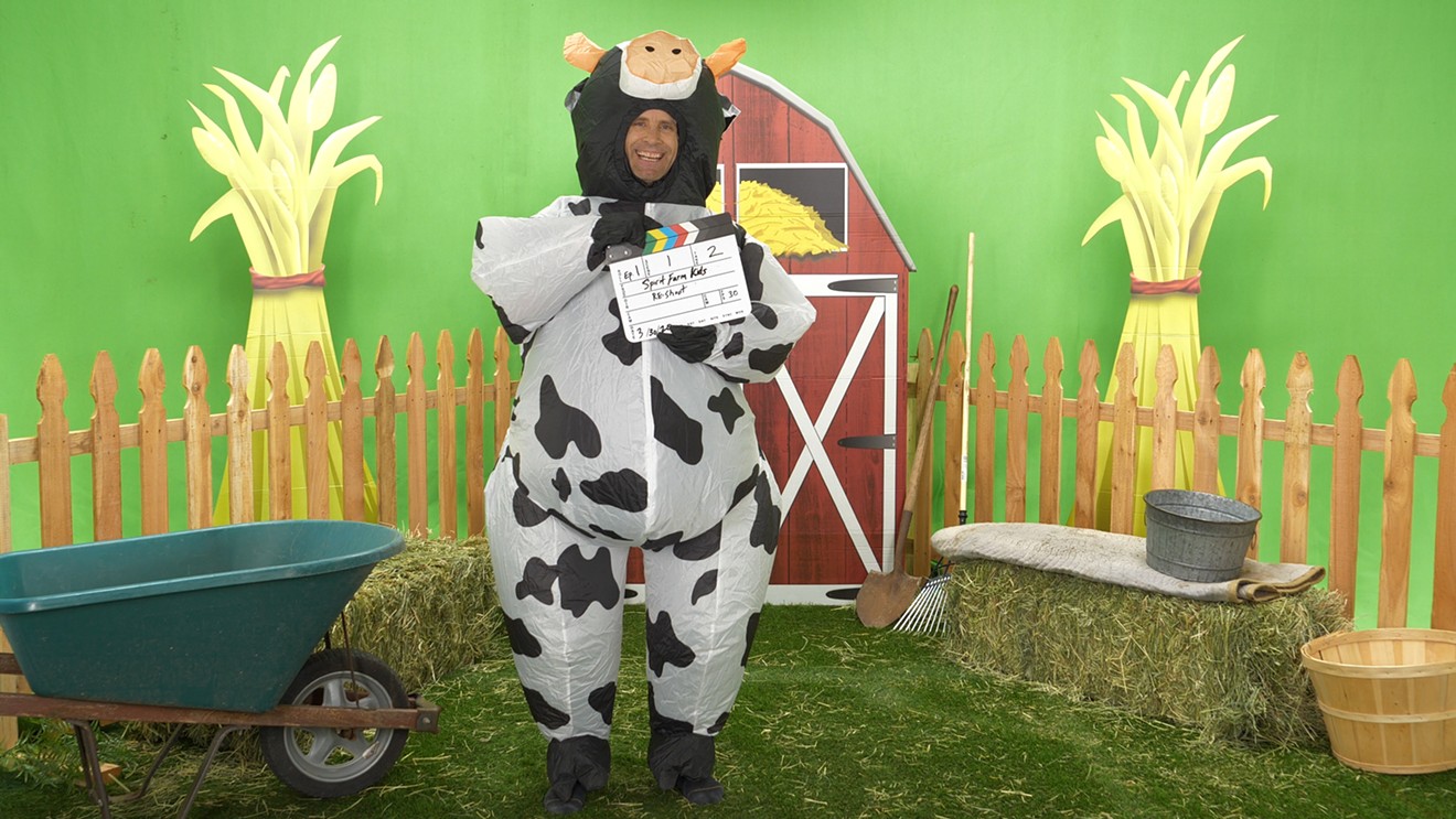Meet Carl the Cow from Spirit Farm Kids. Well, just call him Carl, because he's obviously a cow.