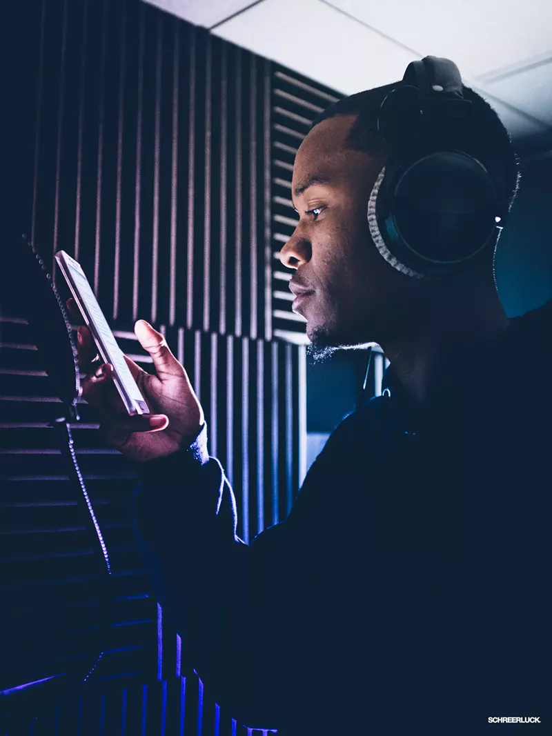 Image: Delly Everyday in the studio